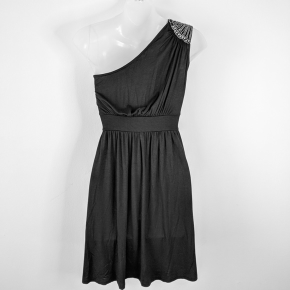 NWT Soprano One shoulder dress beaded - Picture 5 of 5